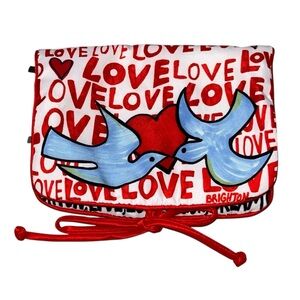 Brighton On the Wings Of Doves Rolled Jewelry Holder Travel Bag